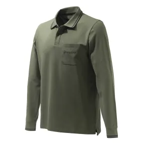 Beretta Men&#x27;s Airmesh Polo Long Sleeve Green | Buy Beretta Men&#x27;s Airmesh Polo Long Sleeve Green here | Outnorth