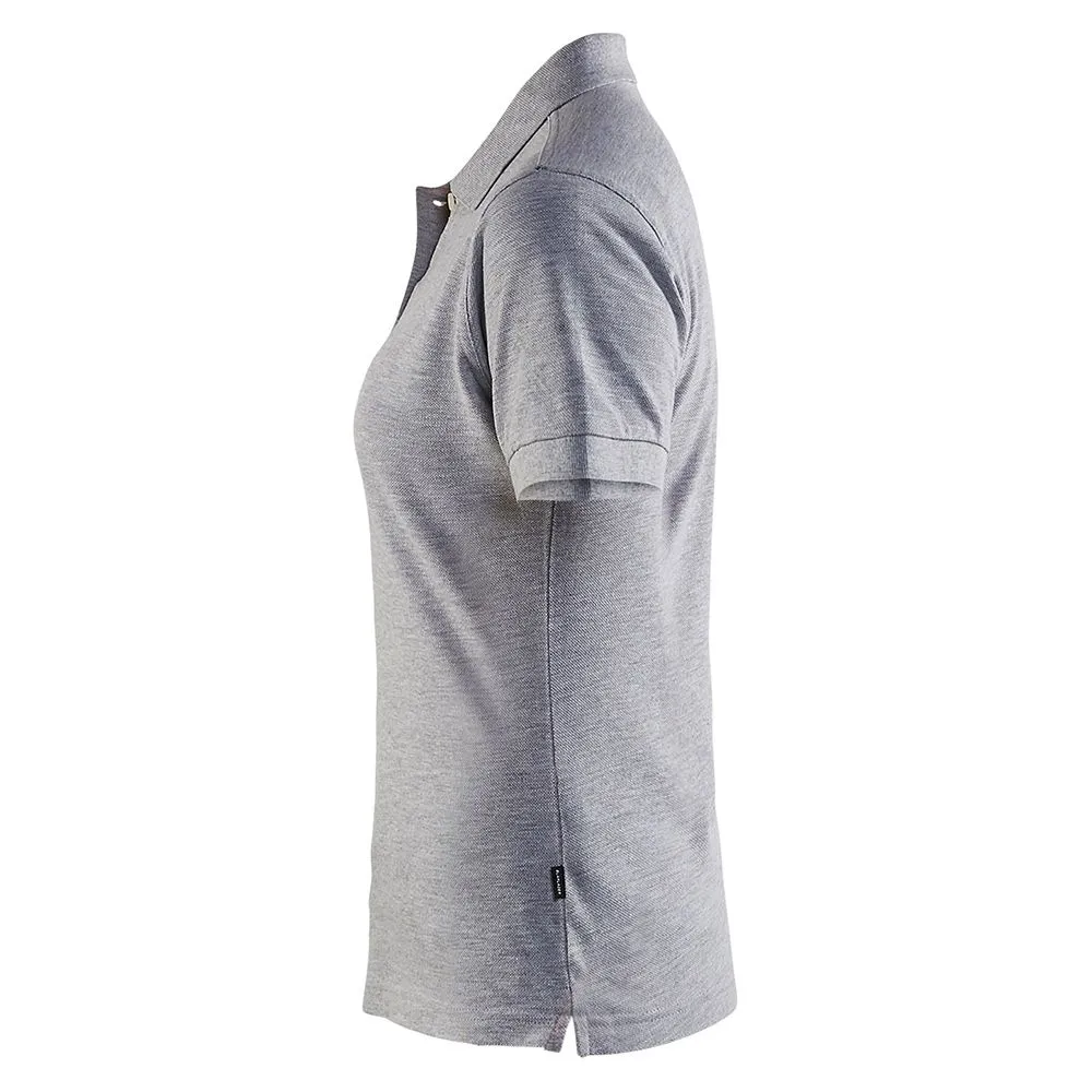 Bl&#xE5;kl&#xE4;der&#x20;3307-1035&#x20;Women&#x27;s&#x20;Pique&#x20;Polo&#x20;Shirt&#x20;-&#x20;Grey&#x20;Melange