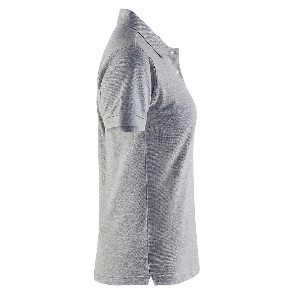 Bl&#xE5;kl&#xE4;der&#x20;3307-1035&#x20;Women&#x27;s&#x20;Pique&#x20;Polo&#x20;Shirt&#x20;-&#x20;Grey&#x20;Melange