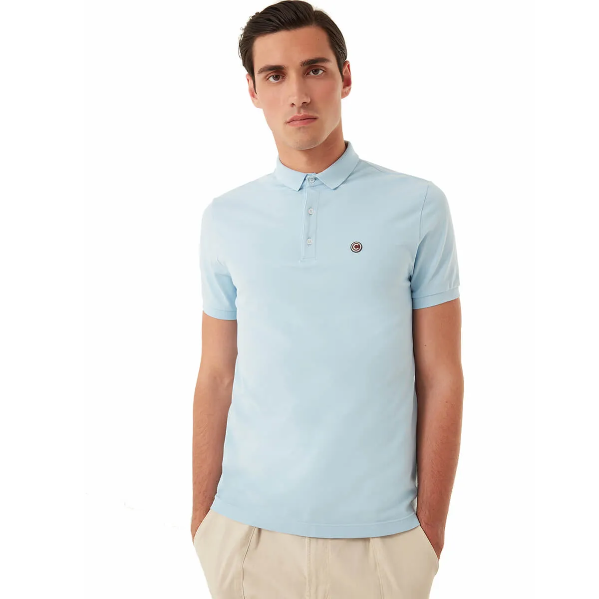 Colmar originals polo uomo monday colore celeste chiaro