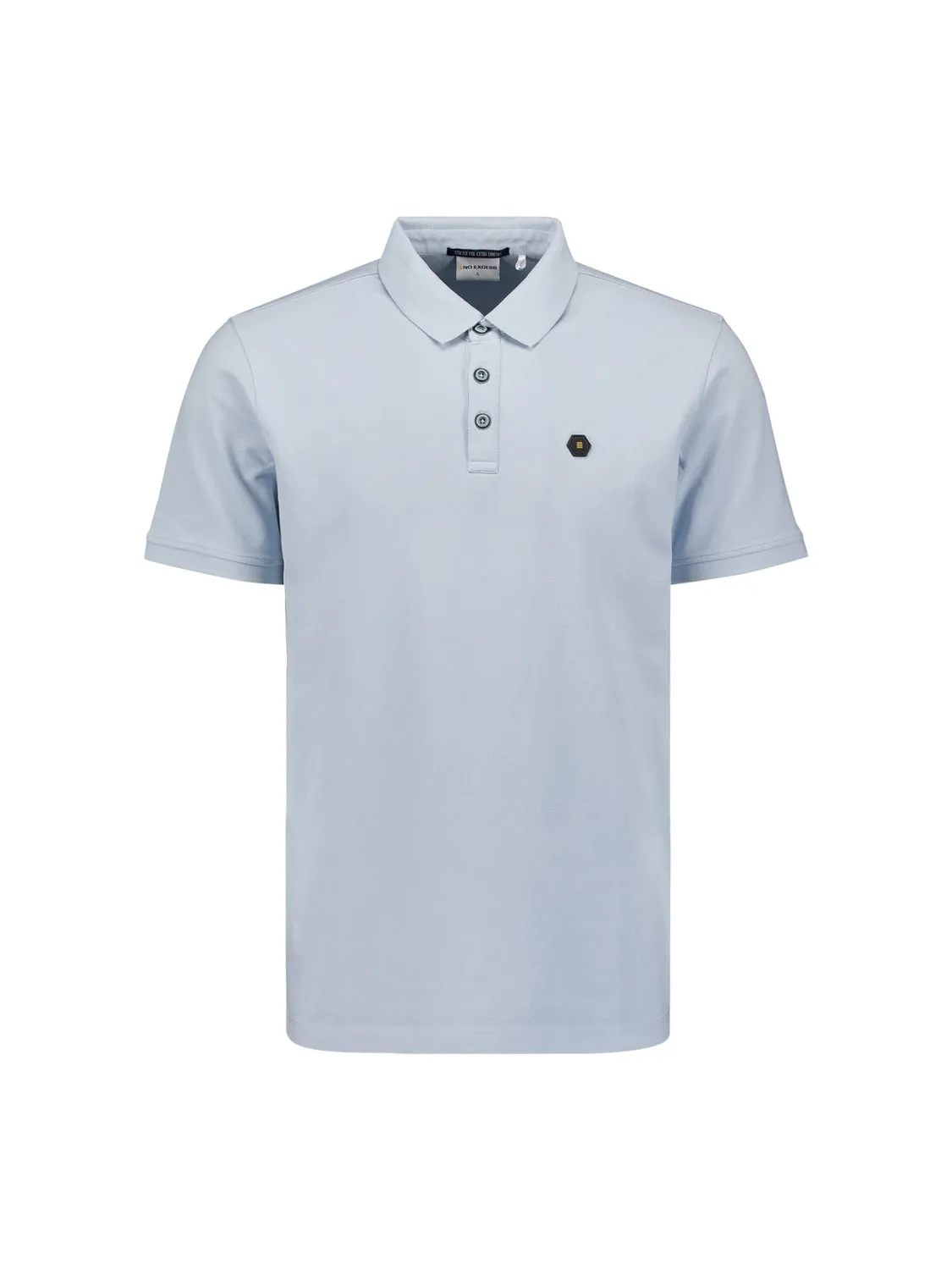 Cotton Polo with Stretch - Timeless Favorite for Any Occasion | Sky