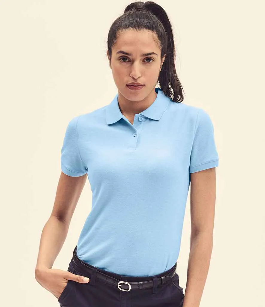 Fruit of the Loom Premium Cotton Pique Polo Shirt (Ladies) - Bright Colours