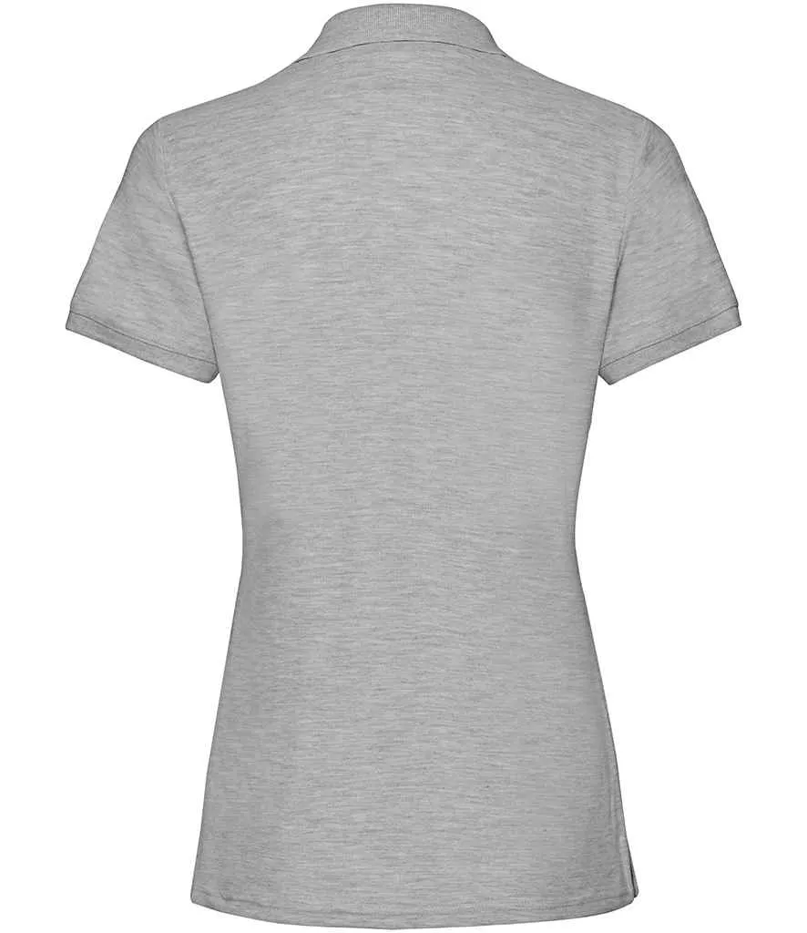 Fruit of the Loom Premium Cotton Pique Polo Shirt (Ladies) - Bright Colours