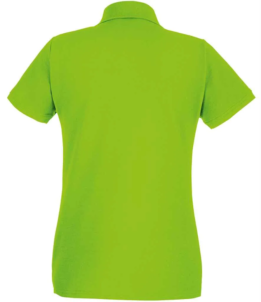 Fruit of the Loom Premium Cotton Pique Polo Shirt (Ladies) - Bright Colours