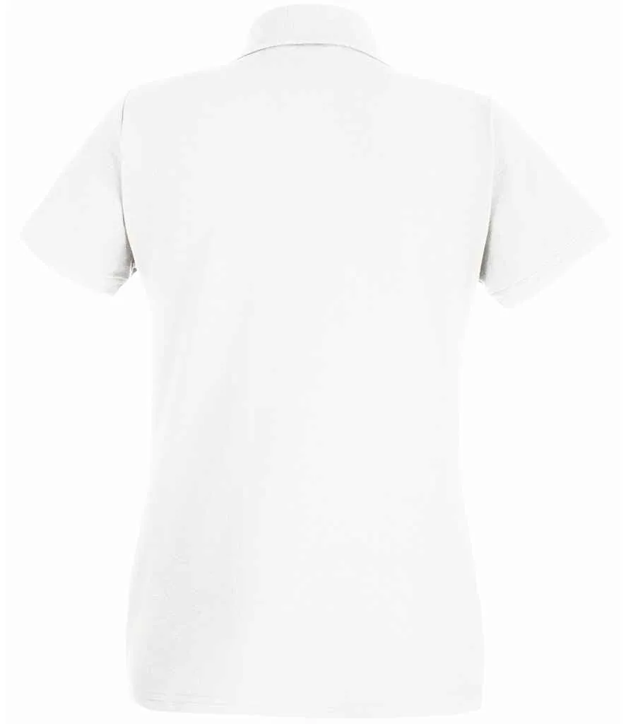 Fruit of the Loom Premium Cotton Pique Polo Shirt (Ladies) - Bright Colours