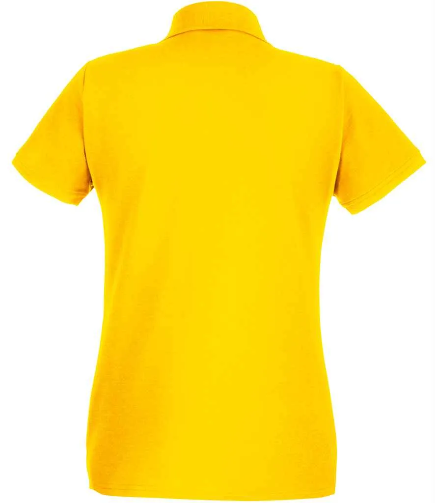 Fruit of the Loom Premium Cotton Pique Polo Shirt (Ladies) - Bright Colours