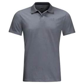Jack Wolfskin Men&#x27;s Pique Polo Pebble Grey | Buy Jack Wolfskin Men&#x27;s Pique Polo Pebble Grey here | Outnorth