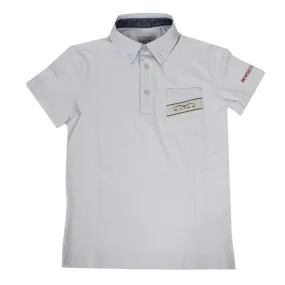 KIDS SHORT SLEEVED RIDING POLO MOD.ARMONY White