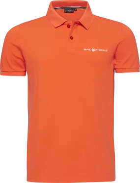 Sail Racing Men&#x27;s Bowman Logo Polo Orange Spring | Buy Sail Racing Men&#x27;s Bowman Logo Polo Orange Spring here | Outnorth