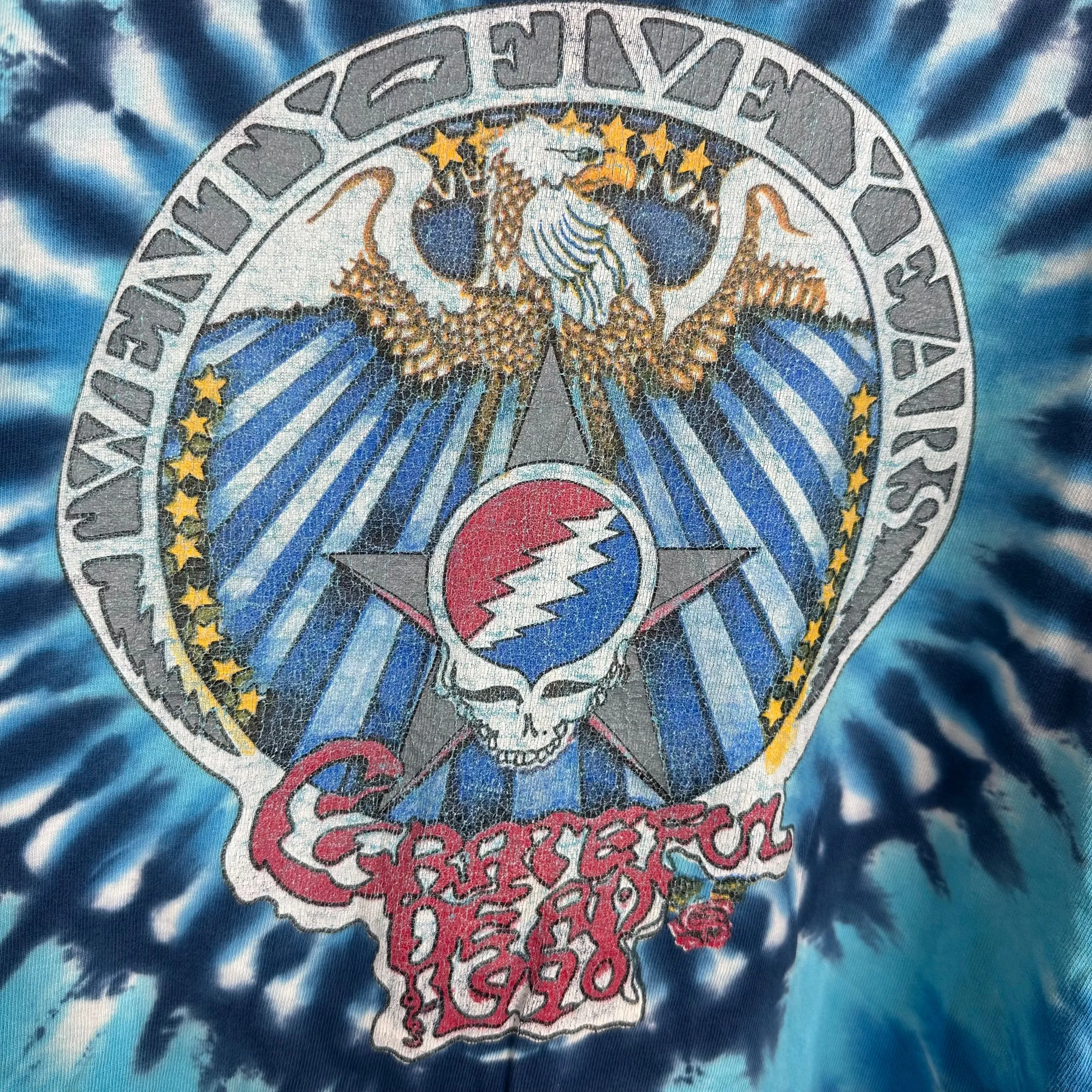 Vintage Grateful Dead 25 Year Anniversary Tye Dye T-shirt